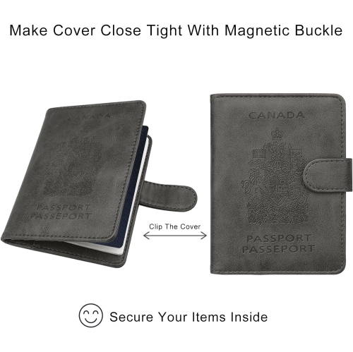 RFID Blocking Passport Holder Travel Wallet Cover Case