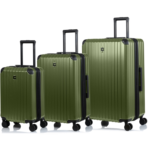 CHAMPS Element Collection 3pc Expandable Hardside Luggage Set