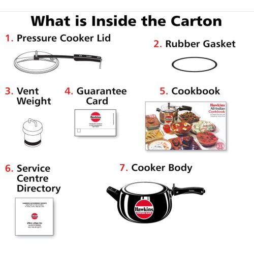 Hawkins – autocuiseur à anodisation dure, CB50 pintes, 5 L