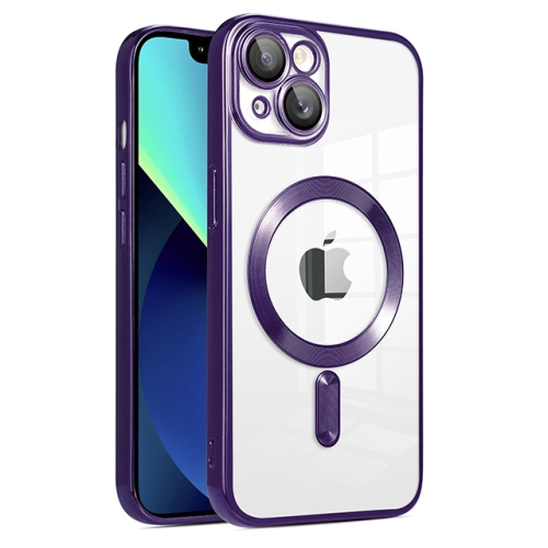 Image 1 of 6.. 【CSmart】 Hybrid Magnetic Wireless Charging MagSafe Case Back Cover for iPhone 12, Purple