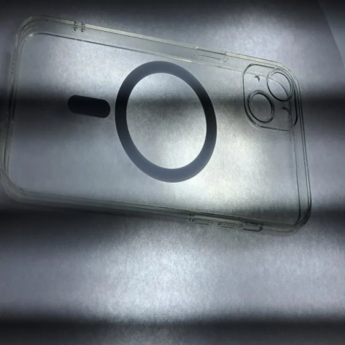 Clear TPU Case for iPhone 15 Plus | MagSafe Charging Compatible, Back Glass & Camera Lens Protector + Free Glass Screen Protector