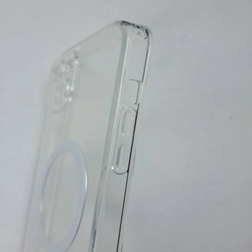 Clear TPU Case for iPhone 15 Plus | MagSafe Charging Compatible, Back Glass & Camera Lens Protector + Free Glass Screen Protector