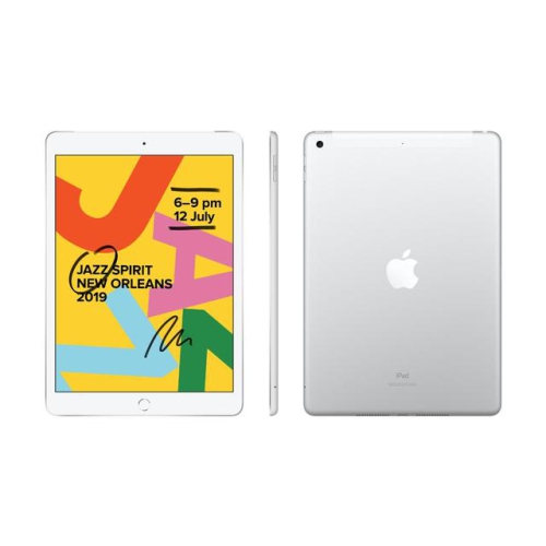 Apple iPad 7th Gen A2200 (WiFi + Cellular Unlocked) 128GB Silver by APPLE - Refurbished condition - Image 3