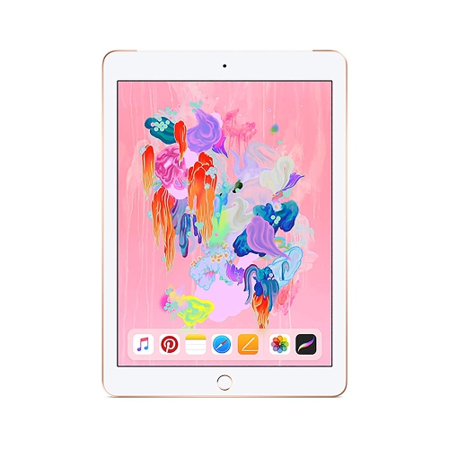 Apple iPad 6th génération A1893 Go 128&nbsp;Go doré d'Remis à neuf (État correct)