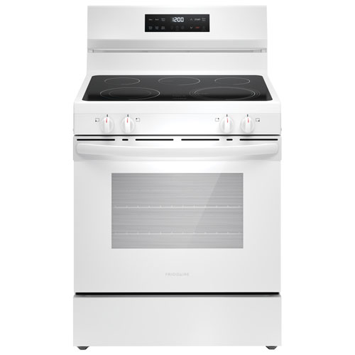 Cuisinière électrique autonome 5 éléments 5,3 pi³ 30 po de Frigidaire - Blanc
