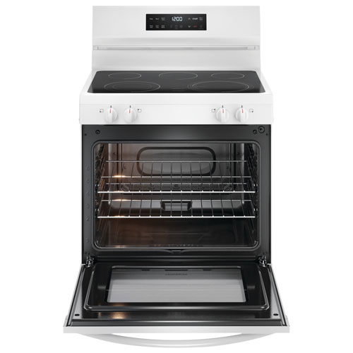 Cuisinière électrique autonome 5 éléments 5,3 pi³ 30 po de Frigidaire - Blanc