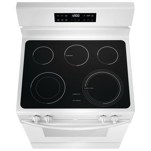 Cuisinière électrique autonome 5 éléments 5,3 pi³ 30 po de Frigidaire - Blanc
