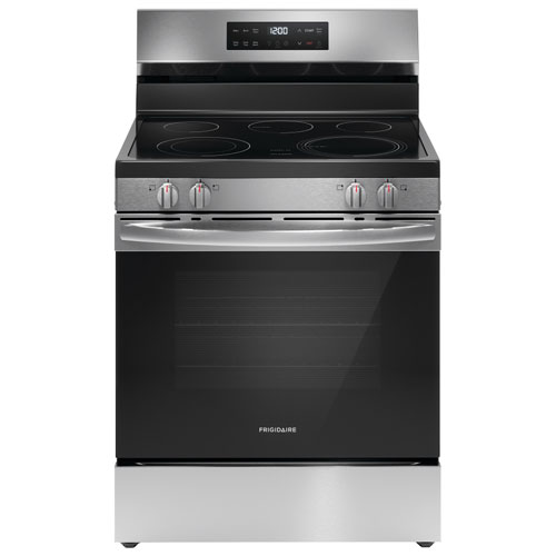 Frigidaire 30" 5.3 Cu. Ft. 5-Element Freestanding Electric Range (FCRE306CAS) - Stainless Steel