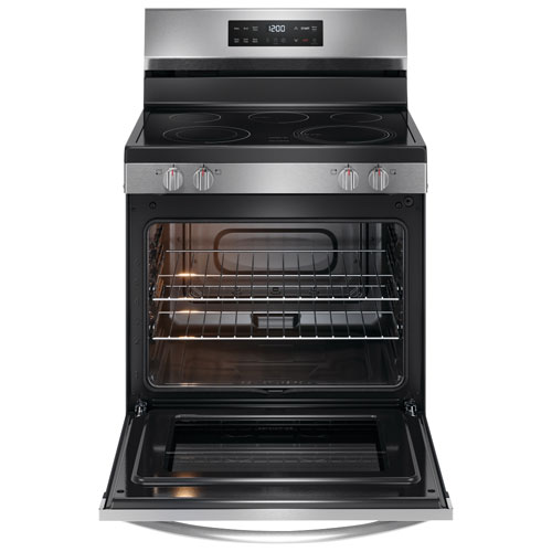 Frigidaire 30" 5.3 Cu. Ft. 5-Element Freestanding Electric Range (FCRE306CAS) - Stainless Steel