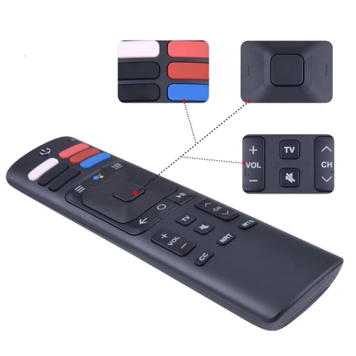 ERF3A69 ERF3169H ERF3B69 Television Remote Control with for Netflix Google Play Sling Button Wireless Remote Control for Hisense/Sharp Smart TV