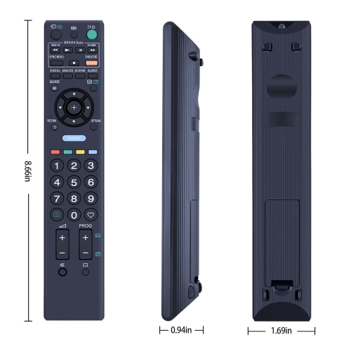 New Universal Television Remote Control Replacement All Functions for Sony TV RM-ED016