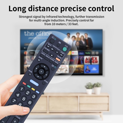New Universal Television Remote Control Replacement All Functions for Sony TV RM-ED016