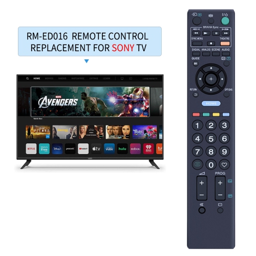 New Universal Television Remote Control Replacement All Functions for Sony TV RM-ED016