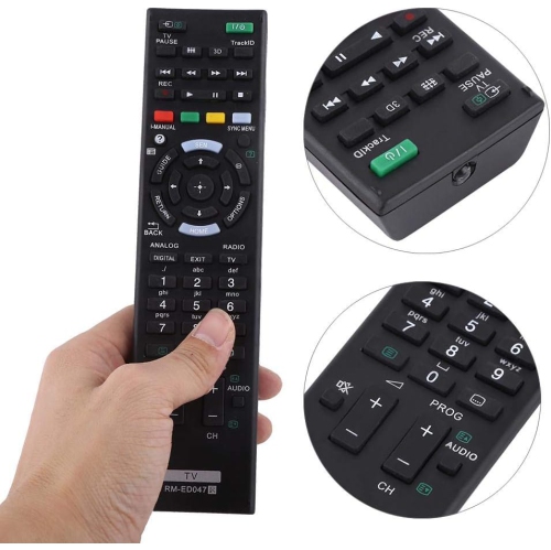 Télécommande, télécommande universelle de rechange pour téléviseur intelligent DEL Sony RM-ED047
