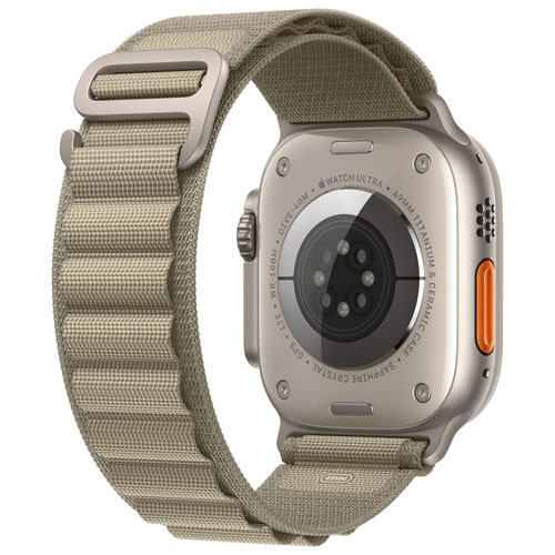 Apple Watch Ultra 2 (GPS + Cellular) 49mm Titanium Case with Olive 