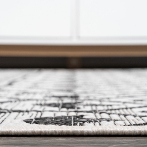 Kafel Tribal Bohemian Indoor/Outdoor Area Rug