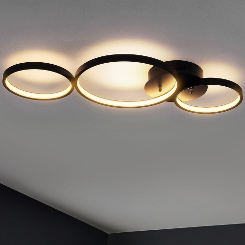Nube Contemporary Modern Metal Integrated LED Flush Mount