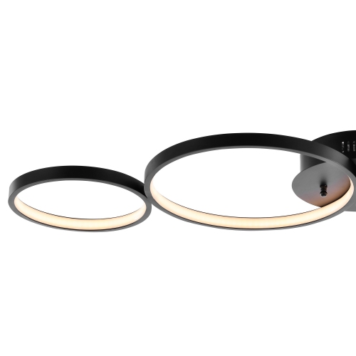 Nube Contemporary Modern Metal Integrated LED Flush Mount