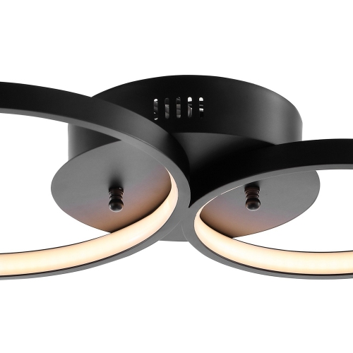 Nube Contemporary Modern Metal Integrated LED Flush Mount