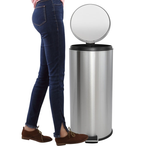Oscar Step-Open Trash Can with Mini Trash Can
