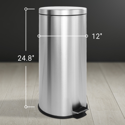 Oscar Step-Open Trash Can with Mini Trash Can