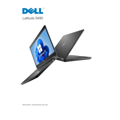 DELL Latitude 5490 14" FHD Laptop - Intel Core i7-8650U - 16GB DDR4 - 512GB SSD - Windows 11 Pro by DELL - Refurbished condition - Image 2