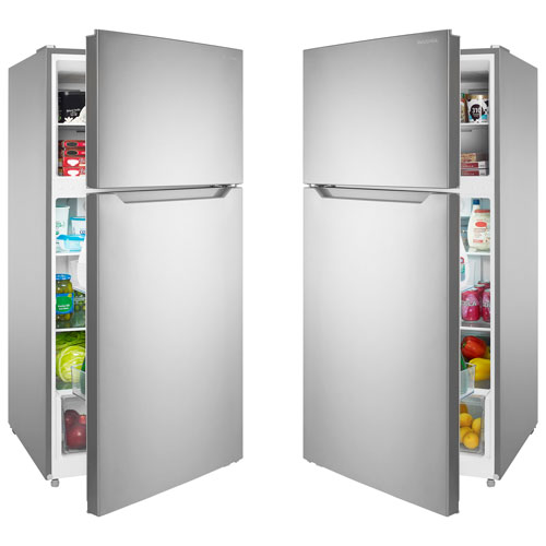 Réfrigérateur congélateur sup. 14,2 pi³/28 po d'Insignia - Inox - Exclusivité Best Buy