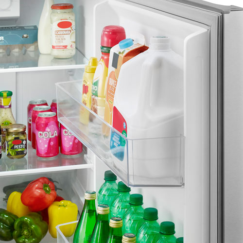 Réfrigérateur congélateur sup. 14,2 pi³/28 po d'Insignia - Inox - Exclusivité Best Buy