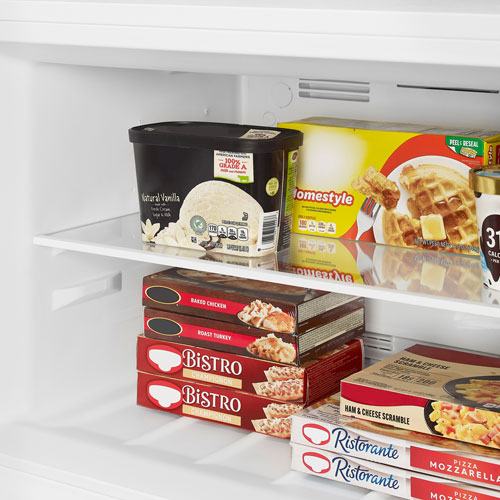 Insignia 28" 14.2 Cu. Ft. Top Freezer Refrigerator (NS-RTM14SS5-C) - Stainless Steel - Only at Best Buy