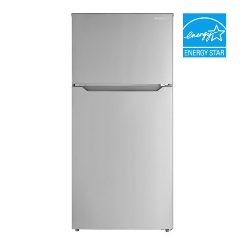 Insignia 28" 14.2 Cu. Ft. Top Freezer Refrigerator (NS-RTM14SS5-C) - Stainless Steel - Only at Best Buy
