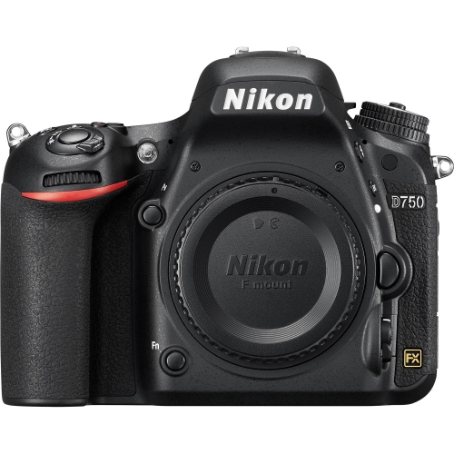 Appareil photo reflex numérique D750 de Nikon avec objectif VR de 18-55 mm + batterie EXT + 32 Go SD + filtre UV