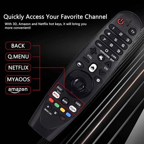 Nouvelle télécommande universelle pour téléviseur intelligent LG Magic Remote AN-MR18BA AN-MR19BA AN-MR600G AN-MR650 AN-MR650G ANMR650&nbsp;A ANMR600