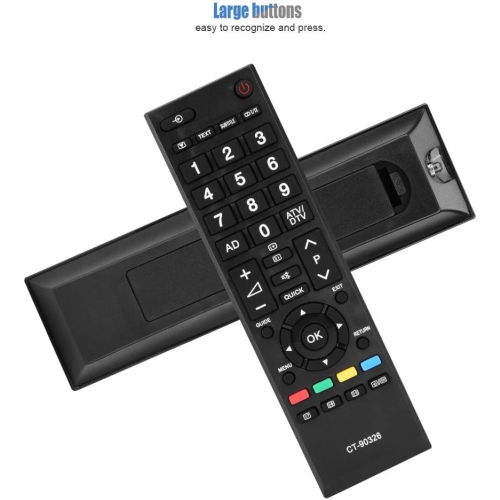 シモンズグランドセール Toshiba TV CT-90326 TV Remote Control Replacement for アクセサリ
