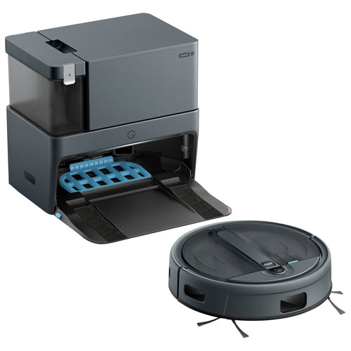 Ecovacs Cube Pro Robot Vacuum & Mop with Auto-Cleaning Station - Grey