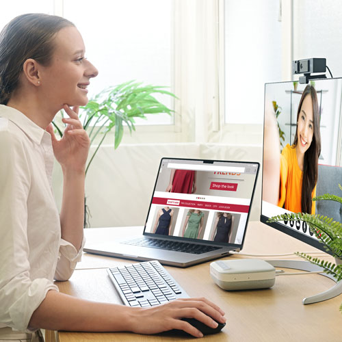 j5create USB-C 4K Speakerphone Dock - Grey/White