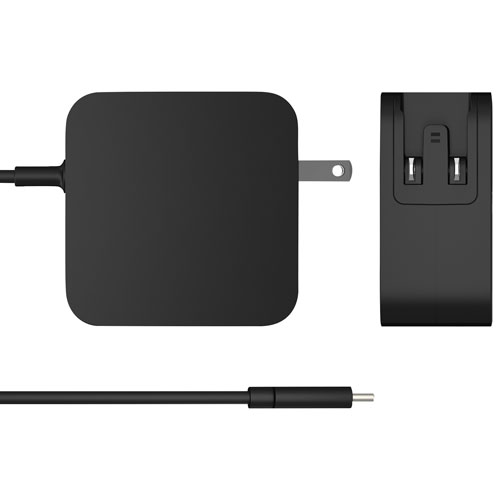 Chargeur mural à 2 ports USB-C PD de 102 W de j5create - Noir