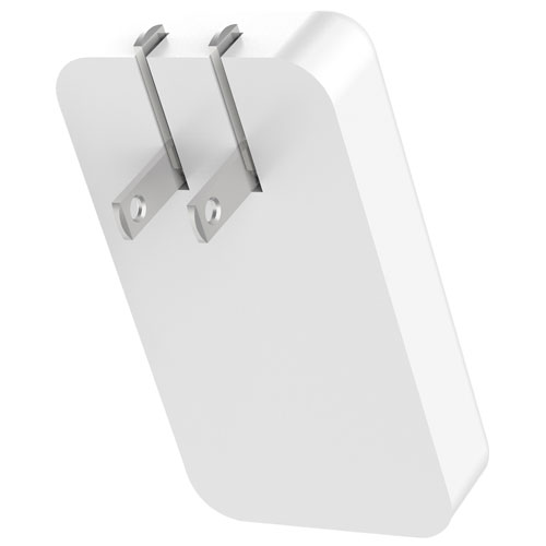 j5create Slim 65W 2-Port USB-C Wall Charger with Power Delivery - White