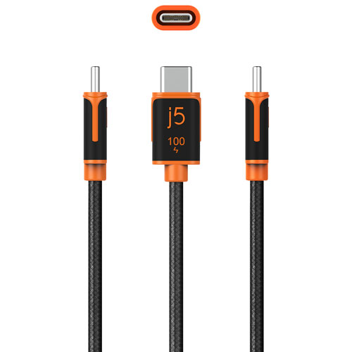 j5create 100W USB-C Sync & Charge Cable