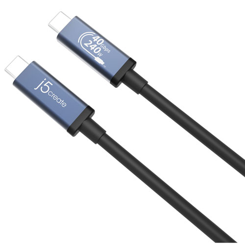 J5create 240W 40Gbps USB-C Cable (JUC29L08)