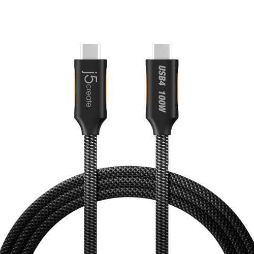 j5create 100W 40Gbps USB-C Braided Cable