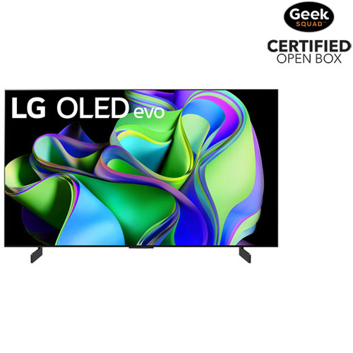 Open Box - LG 42" 4K UHD HDR OLED webOS Evo ThinQ AI Smart TV - 2023