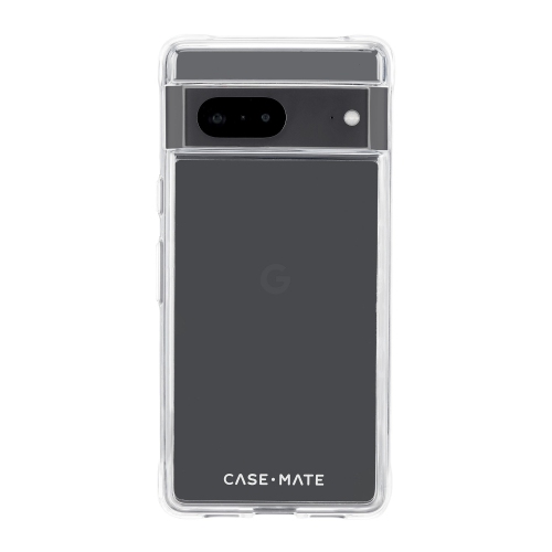 Étui rigide ajusté en plastique Tough Pixel 7 de Case-Mate – translucide