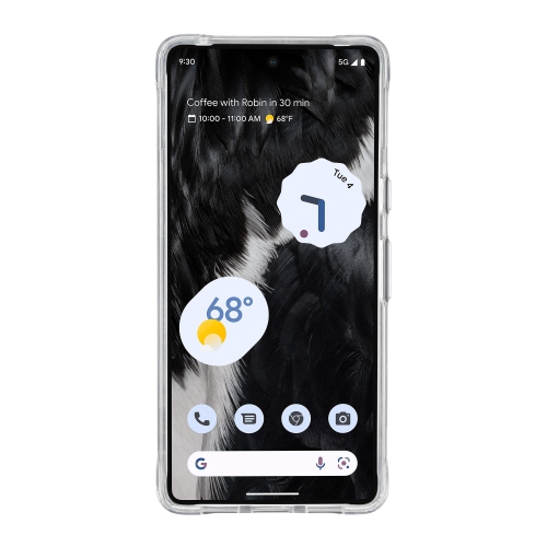 Étui rigide ajusté en plastique Tough Pixel 7 de Case-Mate – translucide