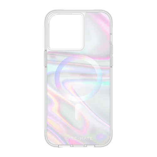 CASE-MATE  Soap Bubble Magsafe Iphone 15 Pro Max Plastic Fitted Hard Shell Case – Translucent Love this iridescent looking color as my phone case