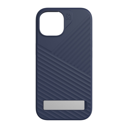 ZAGG Denali Snap Kickstand Case compatible with iPhone: 15, 14, 13 - blue