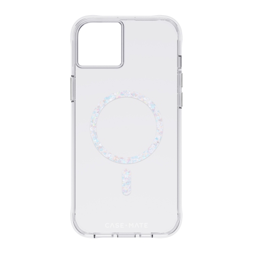 CASE-MATE  Twinkle Magsafe Iphone: 15 Plus, 14 Plus Plastic Fitted Hard Shell Case – Translucent 