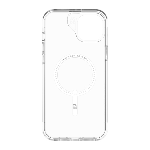 ZAGG Luxe Snap Case compatible with iPhone: 15 Plus, 14 Plus - translucent