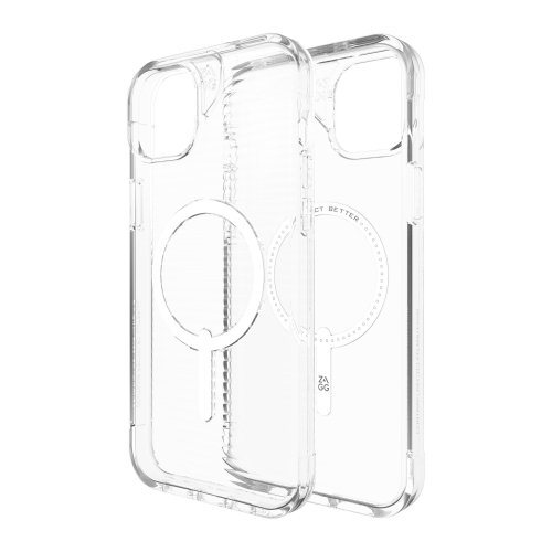 ZAGG Luxe Snap Case compatible with iPhone: 15 Plus, 14 Plus - translucent