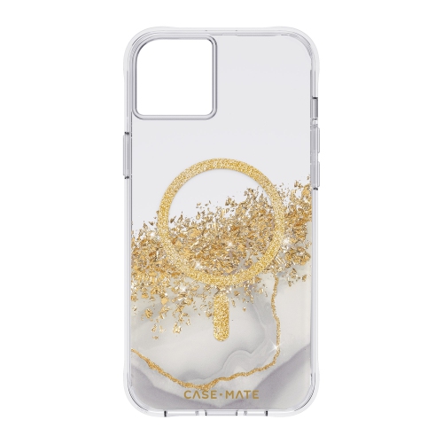 CASE-MATE  Karat Magesafe Iphone: 15 Plus, 14 Plus Plastic Fitted Hard Shell Case – In Gold