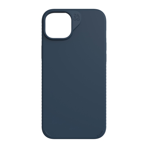 ZAGG Manhattan Snap Case compatible with iPhone: 15 Plus, 14 Plus - blue